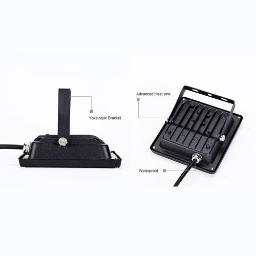 Foco Proyector Led 50w Impermeable Multiled Ip66 Calido/frio