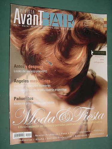 Revista Avant Hair Peluqueria 14 Peinados Cabello Cortes