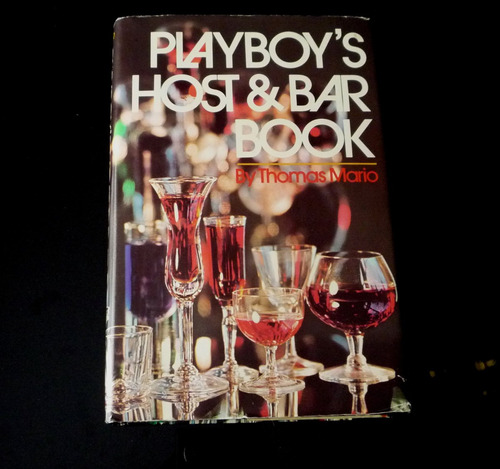 Playboy Host And Bar Book Libro Barman Thomas Mario 21816swt