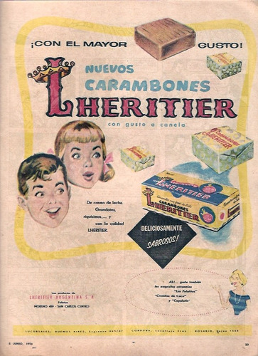 Publicidad Golosinas Caramboles Lheritier