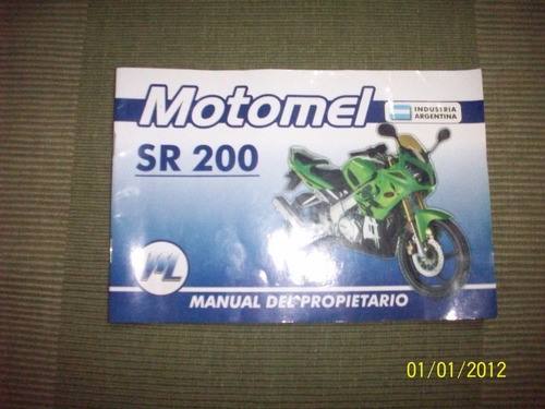 Manual Original Motomel Sr 200