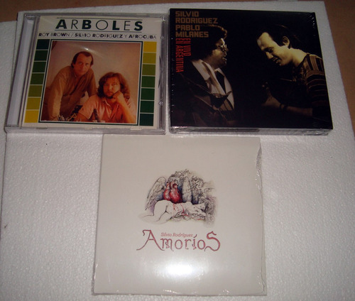 Silvio Rodriguez Arboles Amorios En Vivo Milanes 3 Cds Kktus