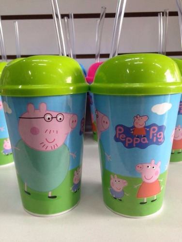 Vaso Pitillo Pepa Pig Sorpresas Fiestas Piñatas Regalos