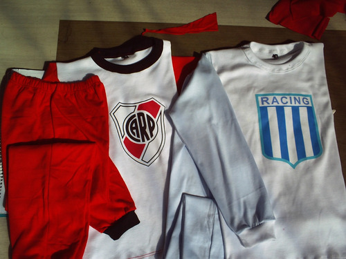 Pijamas Futbol -liquidacion Invierno.manga Larga-t:2-4