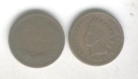 Moneda Estados Unidos 1 Centavo Año 1906, Cabeza De Indio!!!