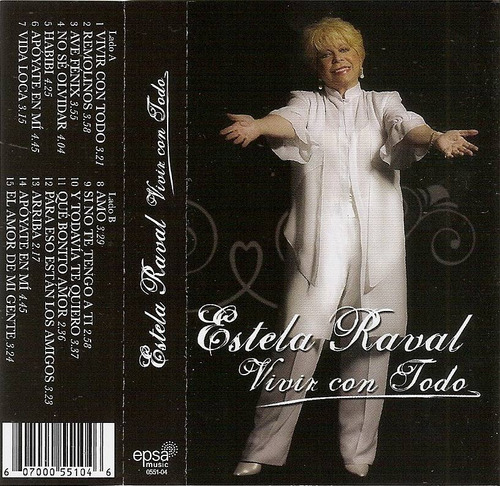 Estela Raval Vivir Con Todo Cassette Original Nuevo