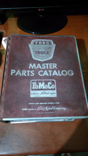 Antiguo Catalogo De Piezas De Camionetas Ford 1948 A 1958