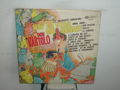 Don Bartolo Y Su Cuarteto Hoy La Vida Vinilo Argentino