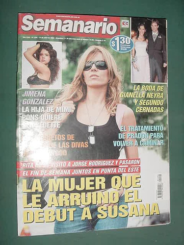 Revista Semanario 1294 Rusic Neyra Cernadas Divas Pradon