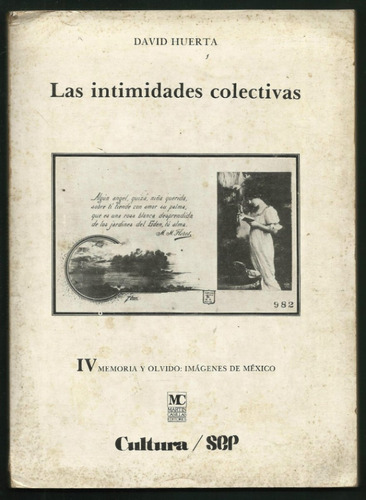 Huerta David: Las Intimidades Colectivas. México.