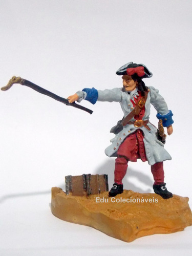 Miniatura Pirata Soldado Guerreiro Chumbo Pintado A Mão.