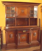 Comprar Gran Aparador Con Alzada De Roble Art Deco Nouveau Aleman
