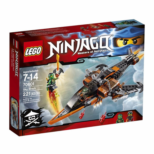 Lego Ninjago Sky Shark 70601 - Nuevo 221 Pcs / Aleslafer