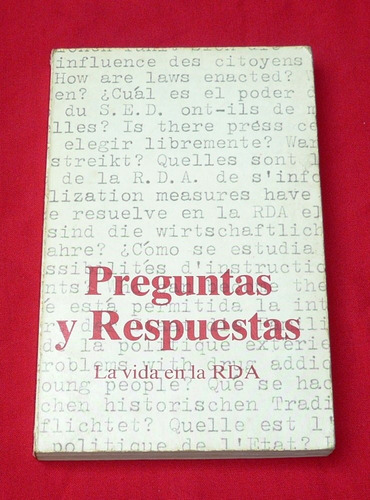 Preguntas Y Respuestas Vida En La Rda Alemania Democrática