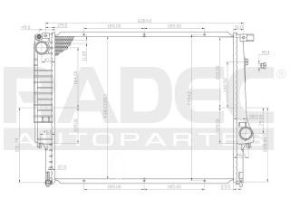 Radiador Bmw325 1992-1993-1994-1995 L6 2.5/2.8/3.2l Estandar