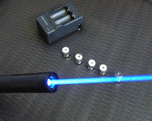 Blue Laser 50n Pointer Torch 30.000mw + Maleta E Óculos