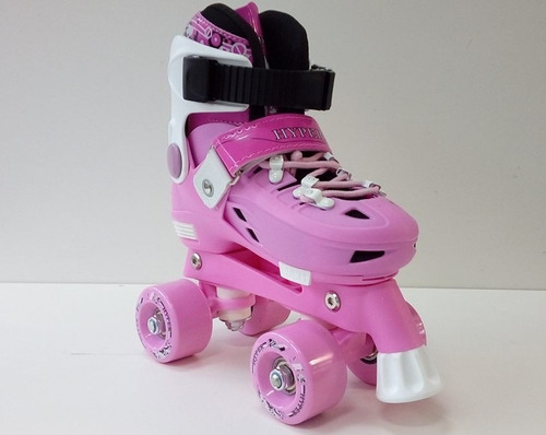 Patins Hyper Tradicional 4 Rodas Meninas P Com Ajuste 30ao33