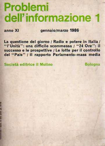 Problemi Dell Informazione -revista De Comunicacion Italiana