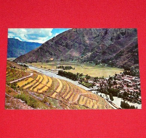 Antigua Postal Valle Sagrado De Los Incas Cusco Perú 1973