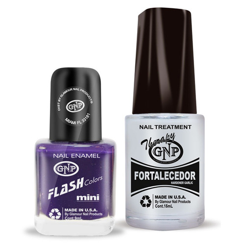 Fortalecedor De Ajo Y Esmalte Gnp 9ml Nro.27 Violeta