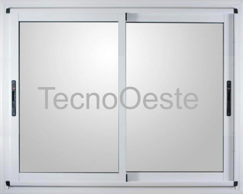 Ventana Modena Pesada Aluminio Blanco 200x90 Premium Marco