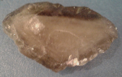 Roca Cristal De Cuarzo Ahumado Fume Biterminado Fantasma