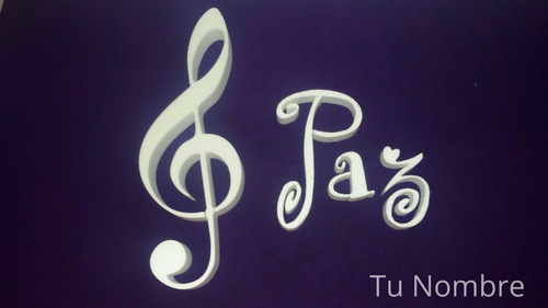 Carteles Nombres 25 Cm Hasta 66 Cm Tunombre Polyfan Corpóreo