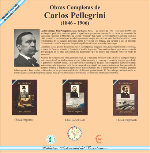 Carlos Pellegrini - Obras Completas - Docencia