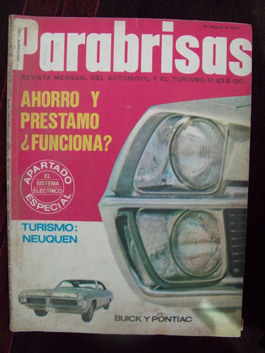 Parabrisas 83 11/67 Buick Pontiac  Marlit Gm 67 Neuquen