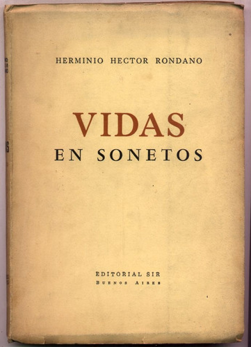 Vidas En Sonetos. Herminio Héctor Rondano