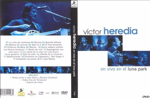 Heredia Victor - En Vivo En El Luna Park - Dvd - U