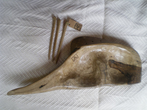 Cuenco Artesanal Picada Madera Guayubira
