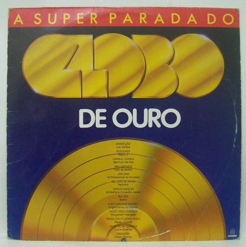 Lp Globo De Ouro - A Super Parada - 1988 - Som Livre