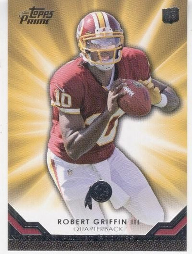 2012 Topps - Prime Rookies - Robert Griffin Iii Redskins 