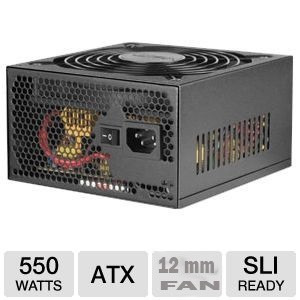 Fonte Atx Ultra 550-w Power Supply Sata 12mm Fan, P4-550w