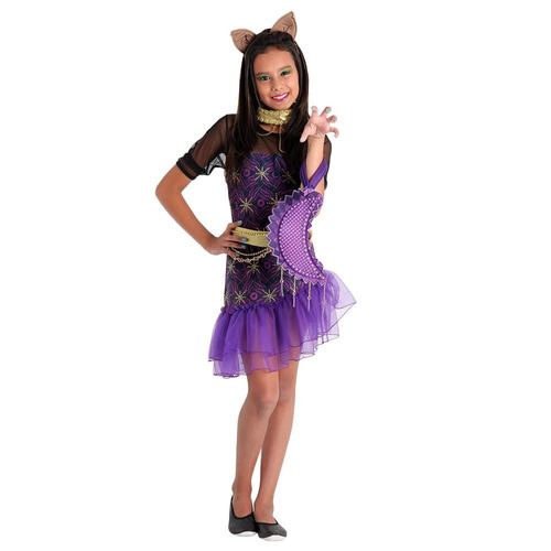 Fantasia Luxo Monster High Monstros Câmera Ação Clawdeen G