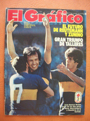 El Grafico 3135 6/11/1979 Boca Reutemann Zunino Talleres (c)