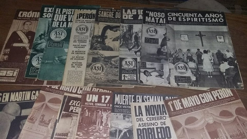 13 Revistas Asi  Años 1967 /1955/ 1963/ 1972  Cada Una