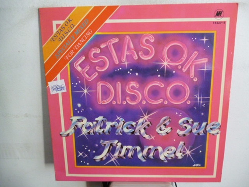 Patrick & Sue Timmel Estas Ok Disco Vinilo Argentino Promo
