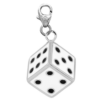 Dije Monona Plata 925 Dado 119 Charm Pulsera Cadena 