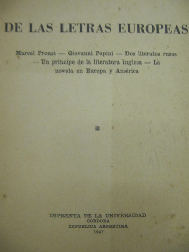 De Las Letras Europeas   Magdalena Linero   1947