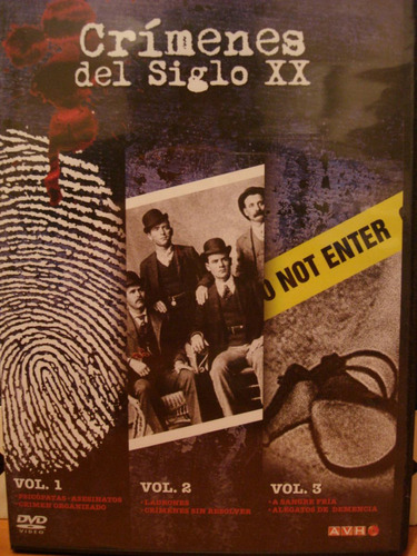 Dvd Documental Crímenes Del Siglo Xx, 3 Discos