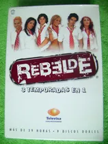 Comprar Eam Box Set 9 Dvds Rebelde 3 Temporadas En 1 2007 Rbd Anahi