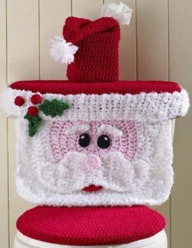 Kit Patrones Lenceria Navidad Juegos De Baños Muñecos Arbol