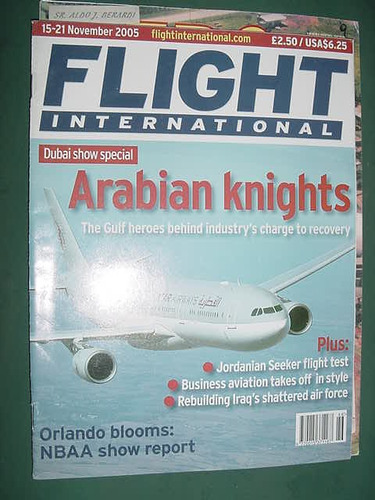 Revista Flight International 11/5 Importada Aviones Aviacion