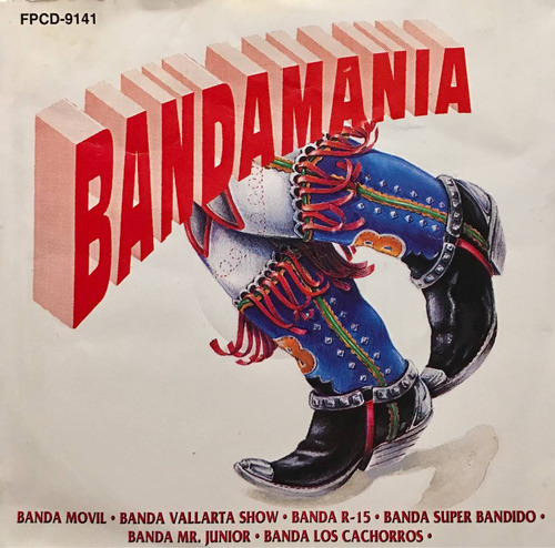 Cd Bandamania Movil Vallarta Show R15 Super Bandido Mrjunior