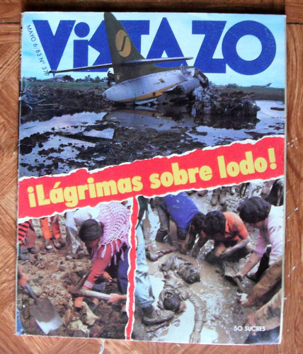 Revista Vistazo Accidentes Aéreos Y Catástrofes Mundiales