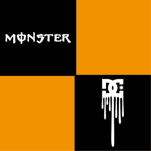 Calco Logo Monster - Ken Block - Dc - Ploteo