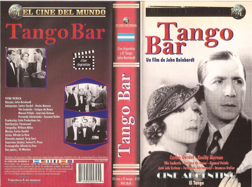 Tango Bar Vhs Carlos Gardel Tito Lusiardo Rosita Moreno