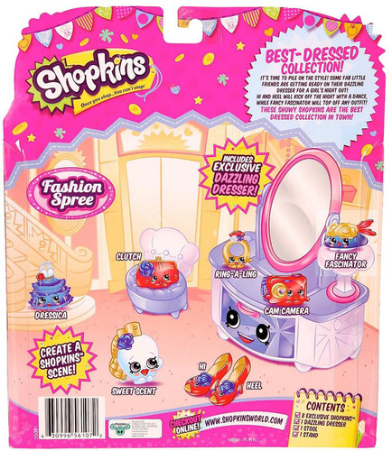 Alces Juguetes Shopkins Temporada 3 Moda Juerga Pack